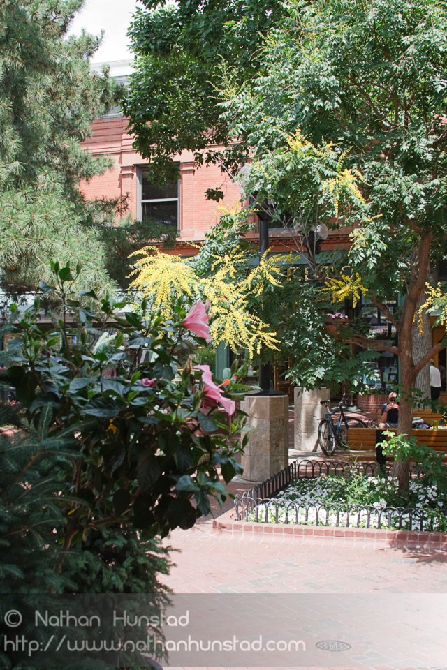 The Pearl Street Mall in Boulder, CO